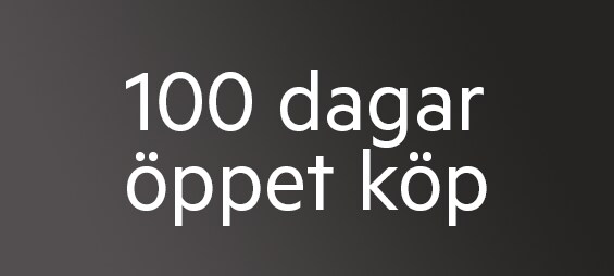100 dagar öppet köp