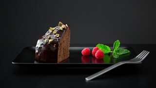 En jämnt gräddad chokladtårta
