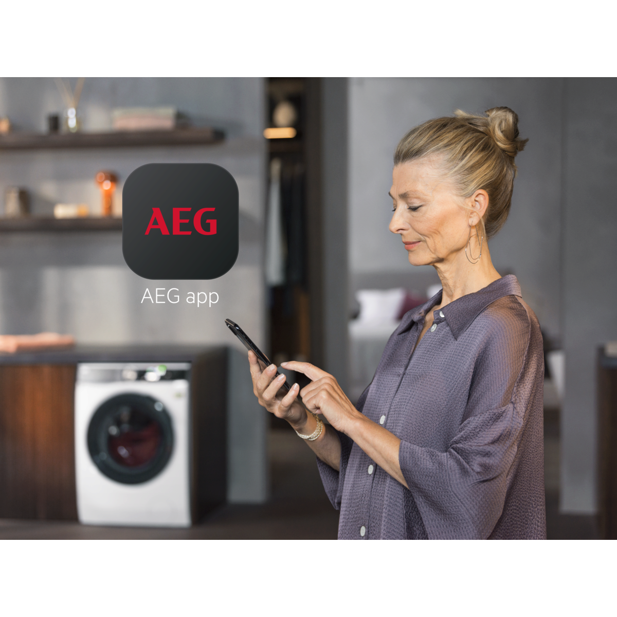 AEG - Frontmatad tvättmaskin - LR834E14E