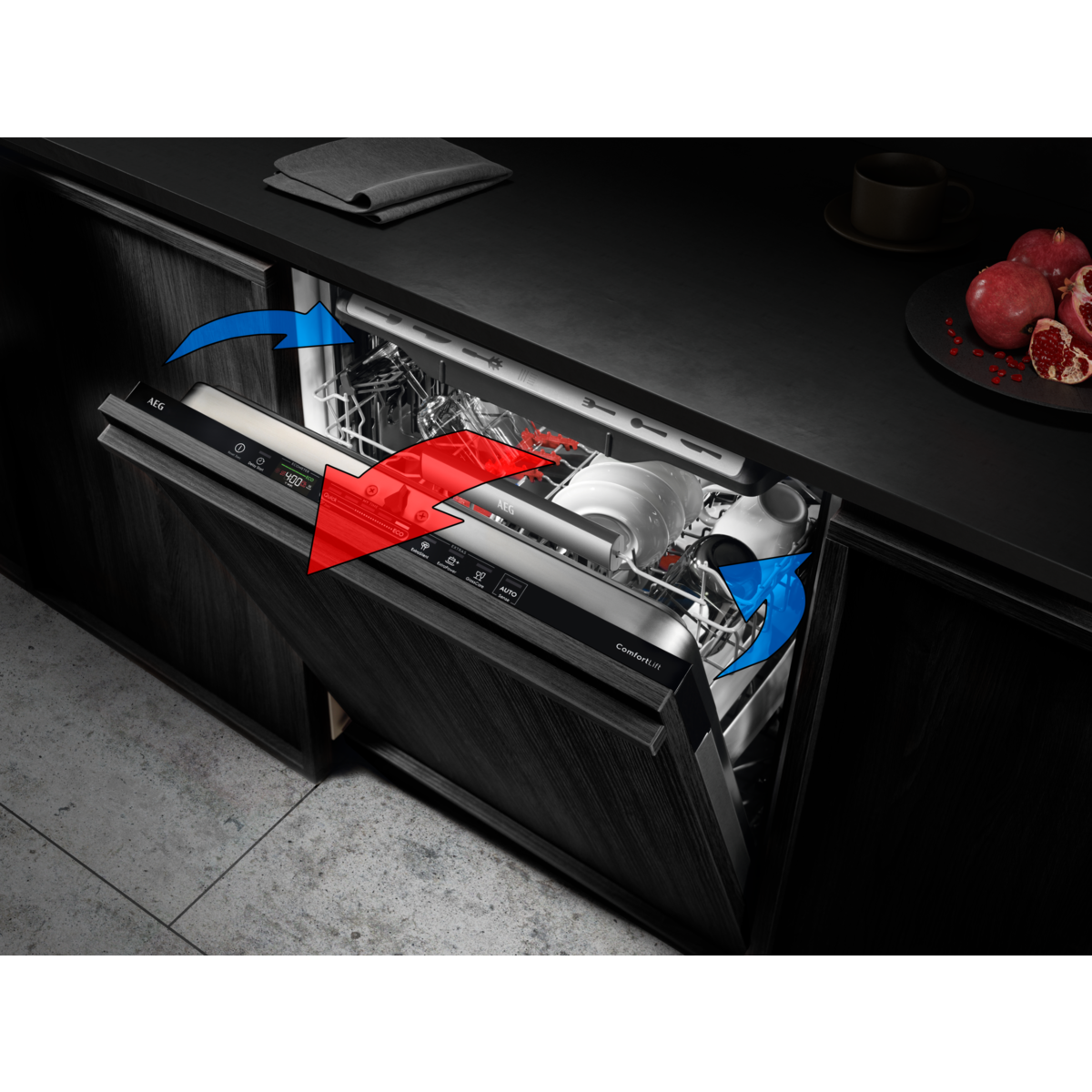 AEG - Integrerad diskmaskin 45-60 cm - FSE32407Z