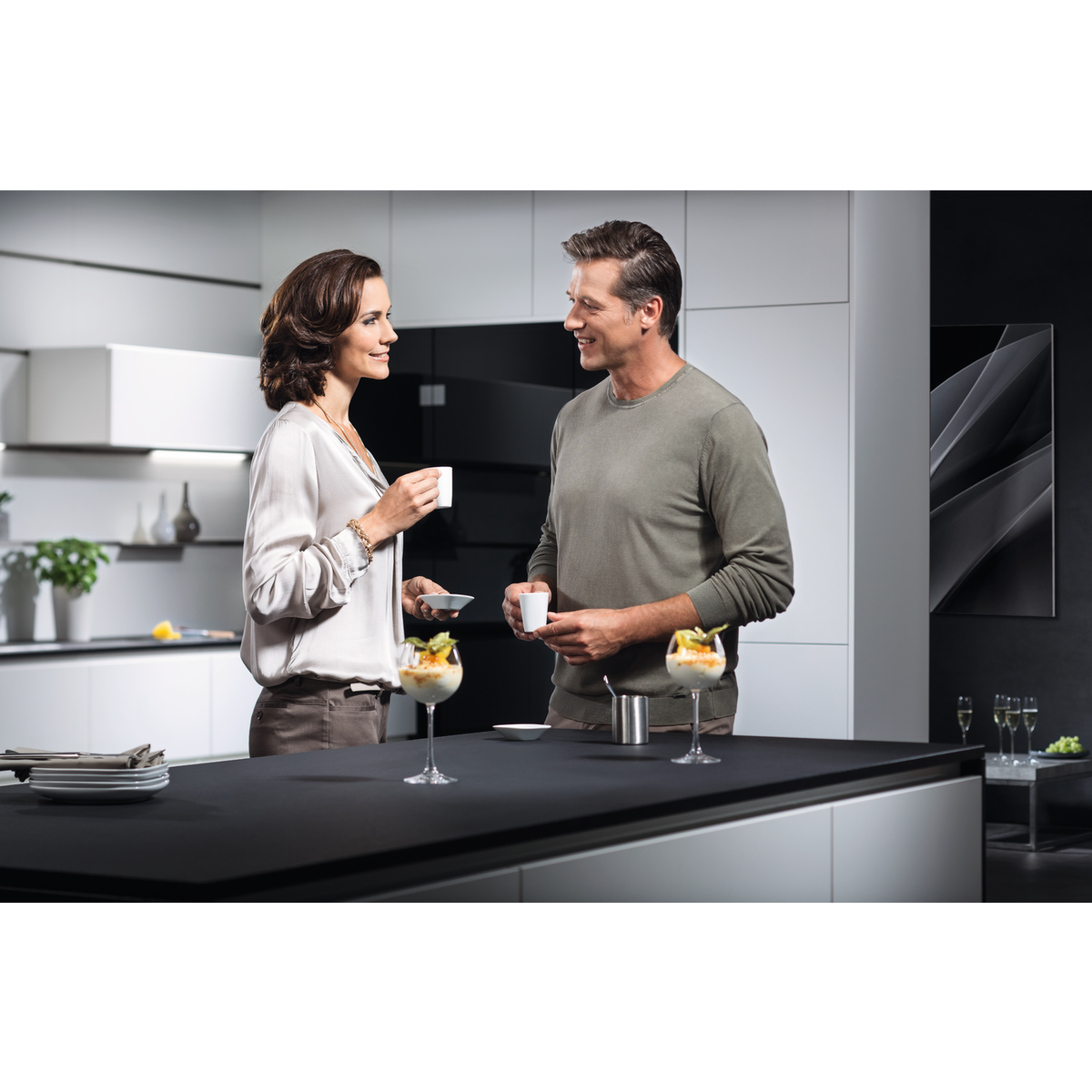 AEG - Svart köksfläkt - DVK5971HR