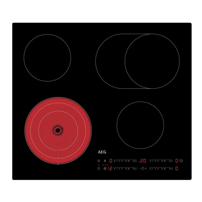 AEG 3000 Glaskeramik 60 cm KC460NNGC