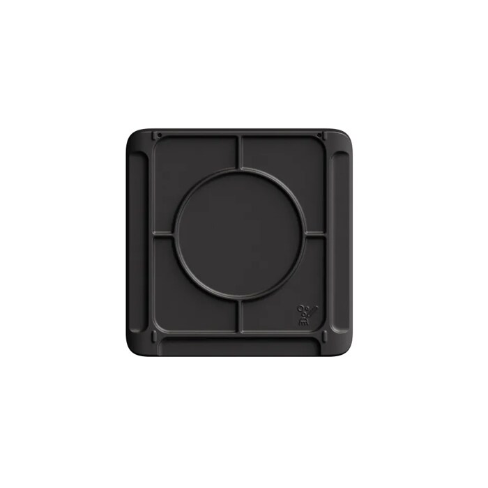 Cast iron tray - back view