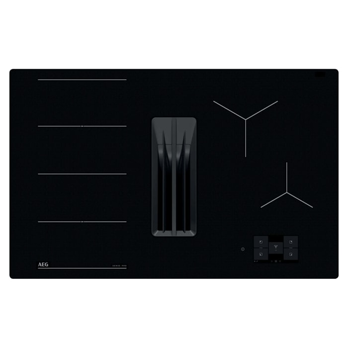 AEG Induktionshäll med inbyggd fläkt 80 cm TU84CF43CB