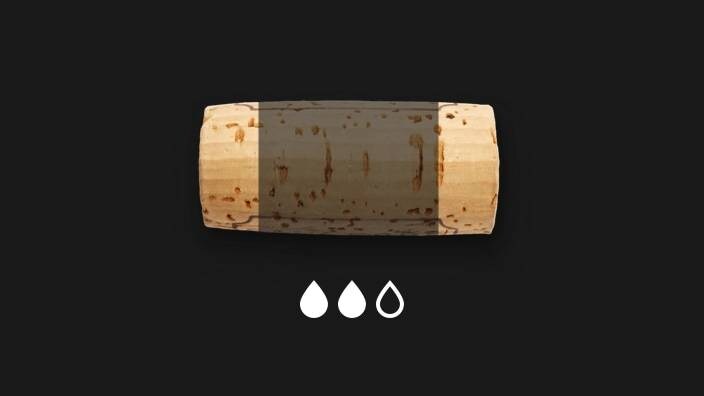 Kork i perfekt luftfuktighet