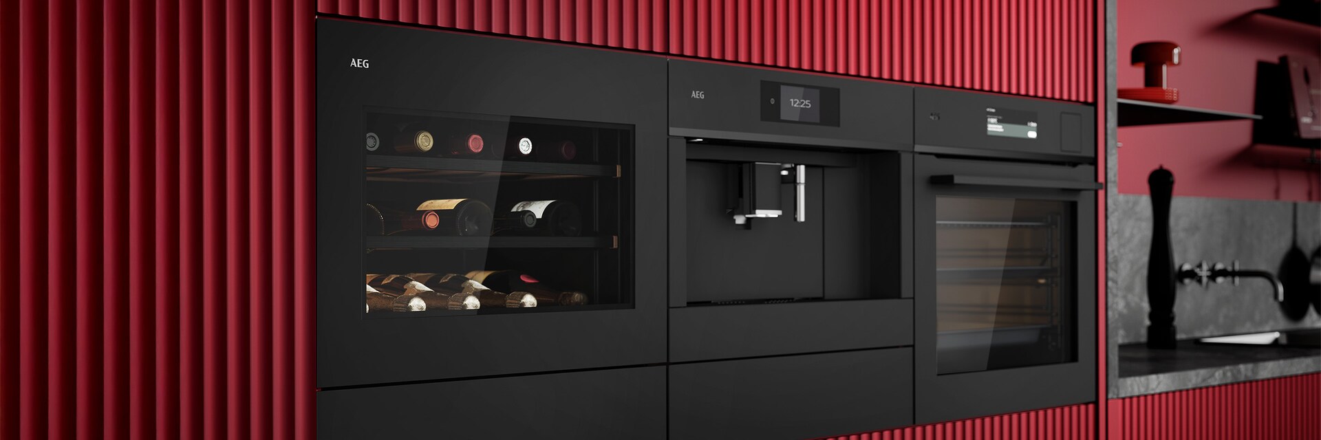 Vinkyl fylld med vinflaskor