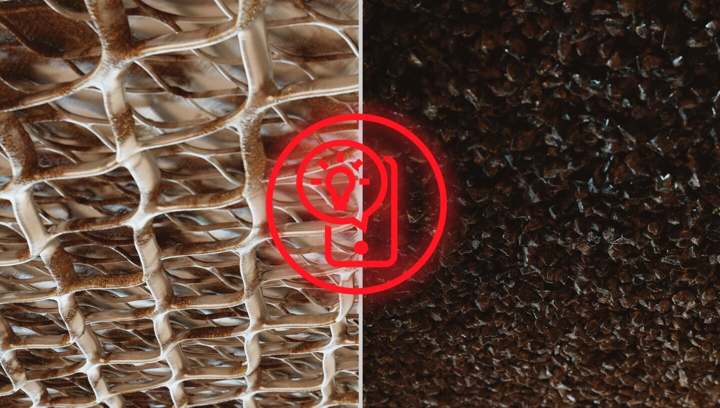Närbild på filter