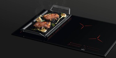 Stekt kött på häll