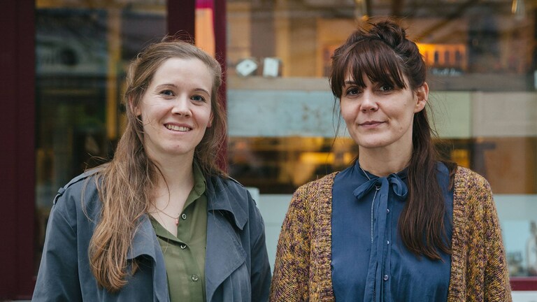 Kvinnorna bakom Culinary Misfits ståendes bredvid varandra