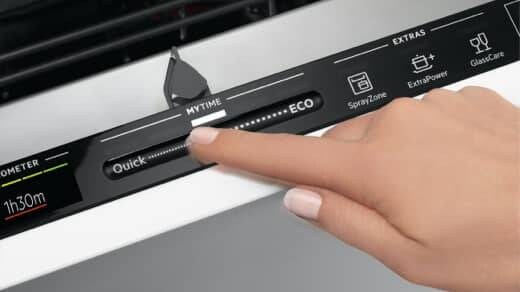 Diskmaskin med QuickSelect