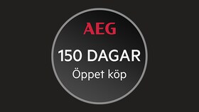 150 dagar öppet köp logo hos AEG